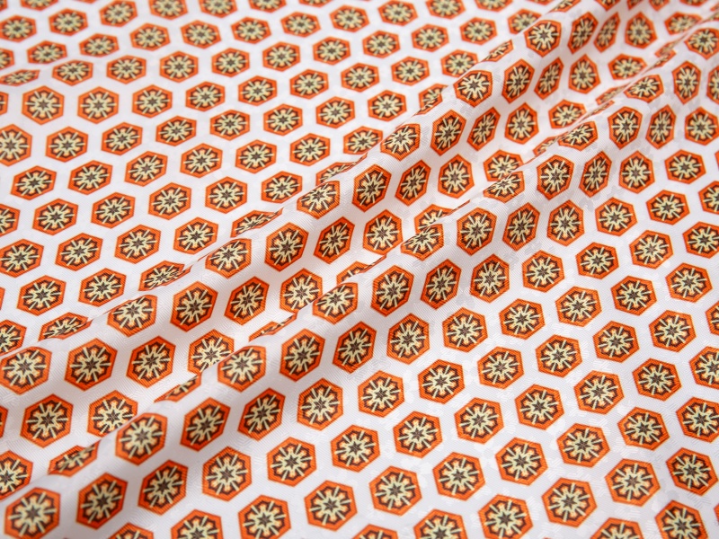 Polyester-viscose Jacquard bedrukte voeringstof