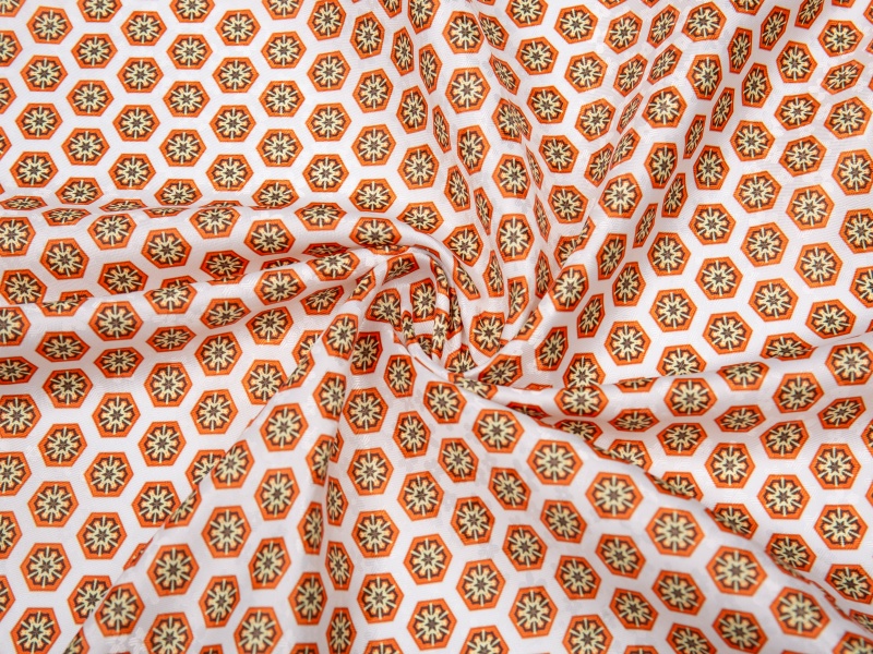 Polyester-viscose Jacquard bedrukte voeringstof