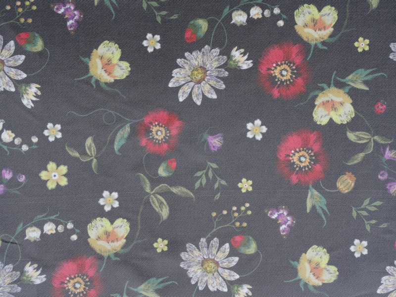 Polyester-viscose twill bedrukte voeringstof