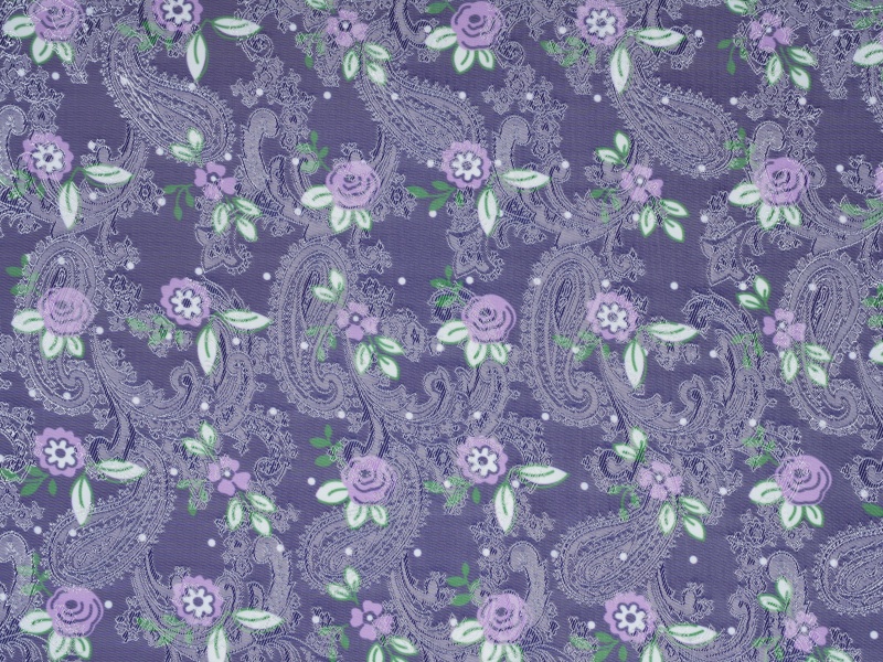 Polyester-viscose Jacquard bedrukte voeringstof