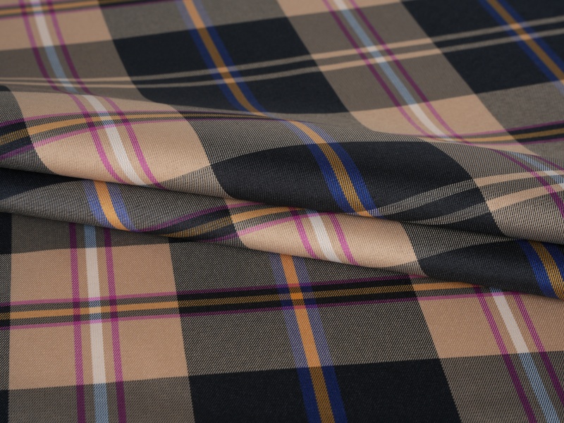 Polyester garen geverfde mouw voering stof